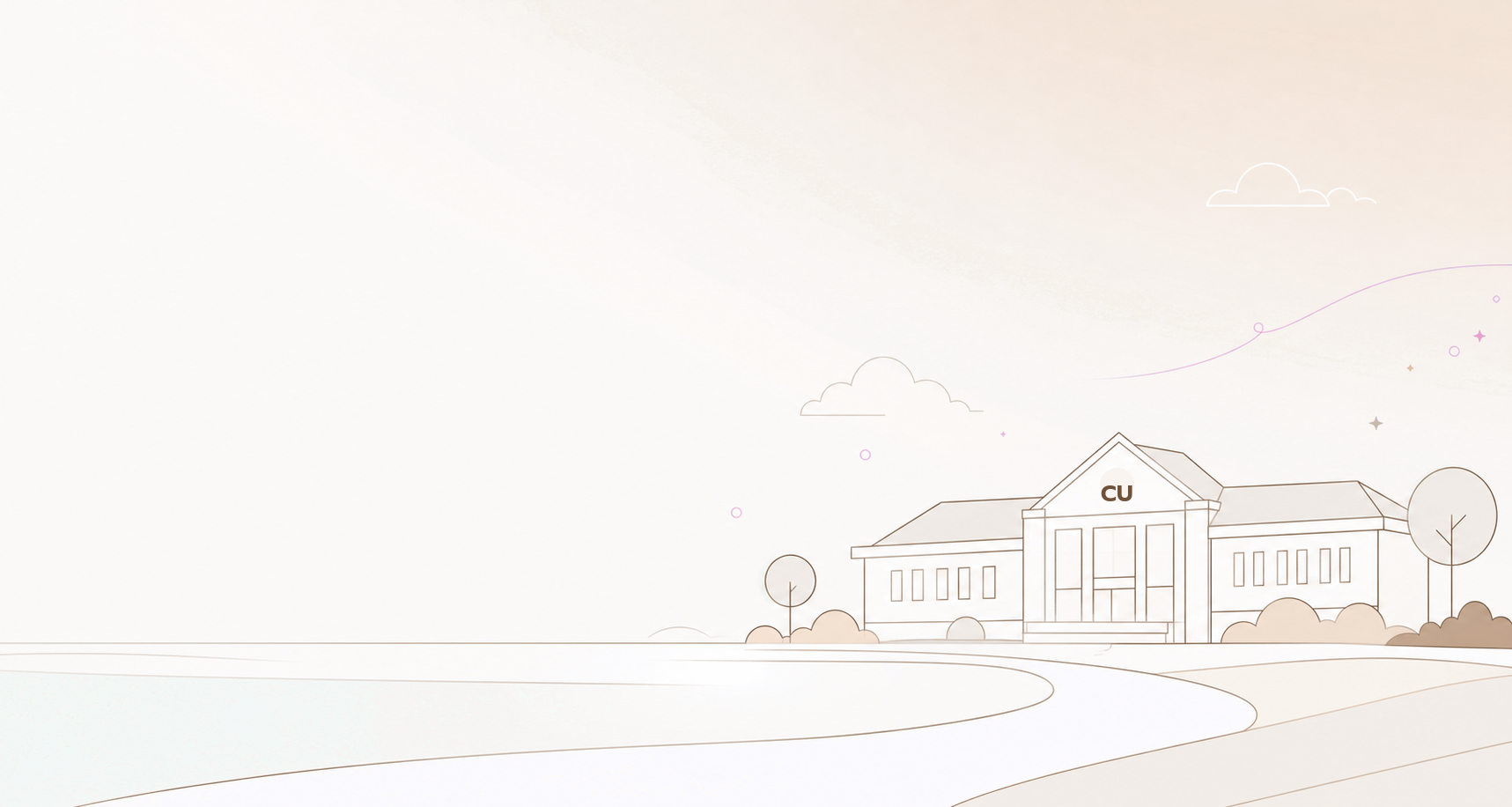 First semester campus illustration